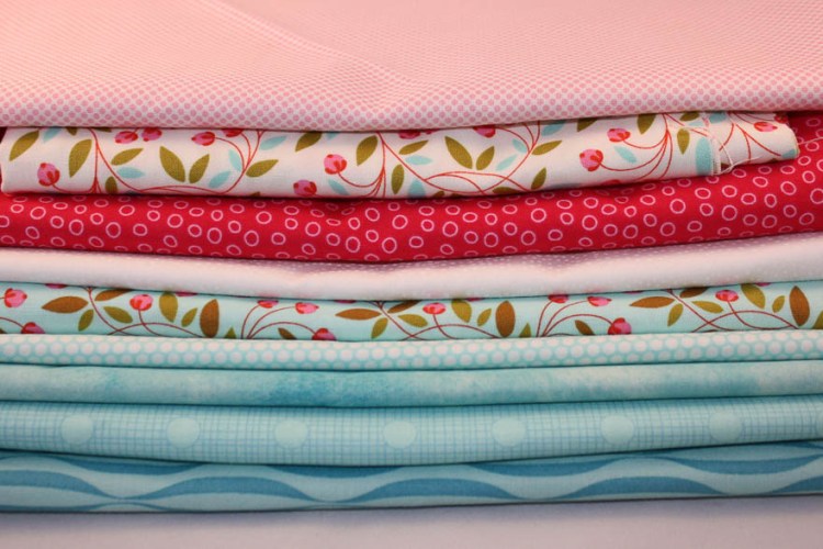 Pins and Stripes quilt fabric.