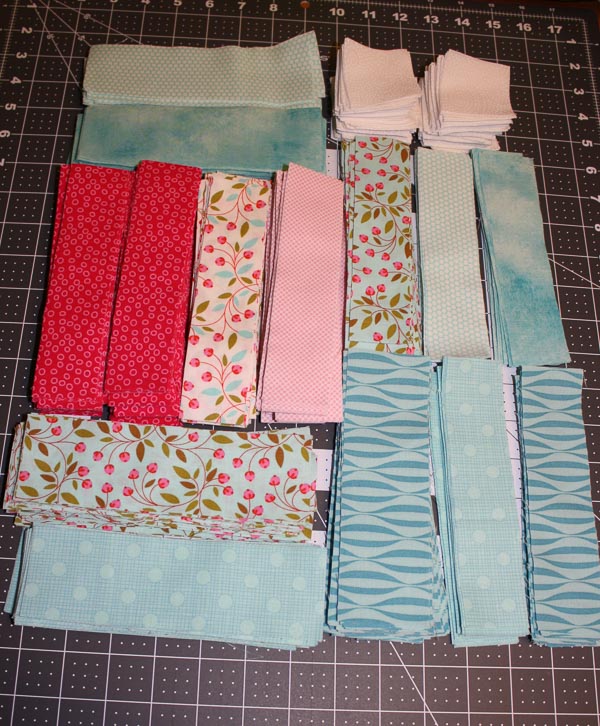 Fabric Cut for Pins and Stripes