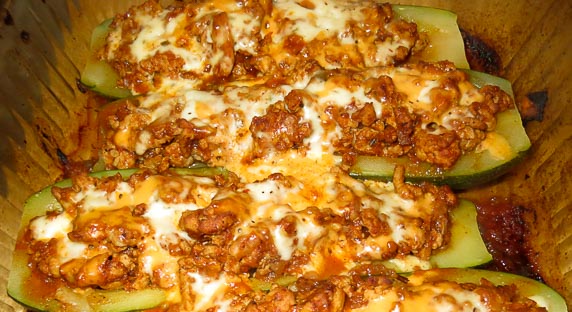 Taco Zucchini Boats