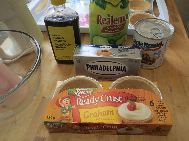 Cherry Cheese Pie Ingredients