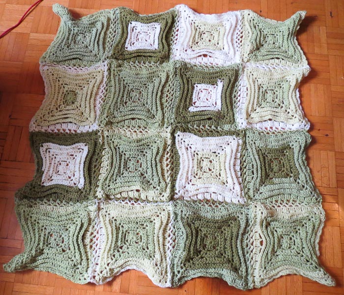 Hypnotic Tiles in Pistachio