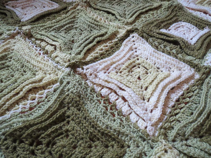 Hypnotic Tiles in Pistachio