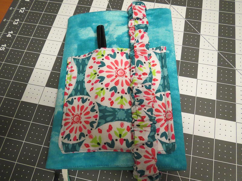 Bullet Journal Cover with Elasticized Closure