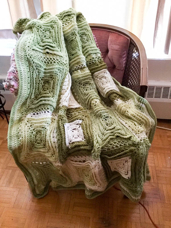 Hypnotic Tiles in Pistachio