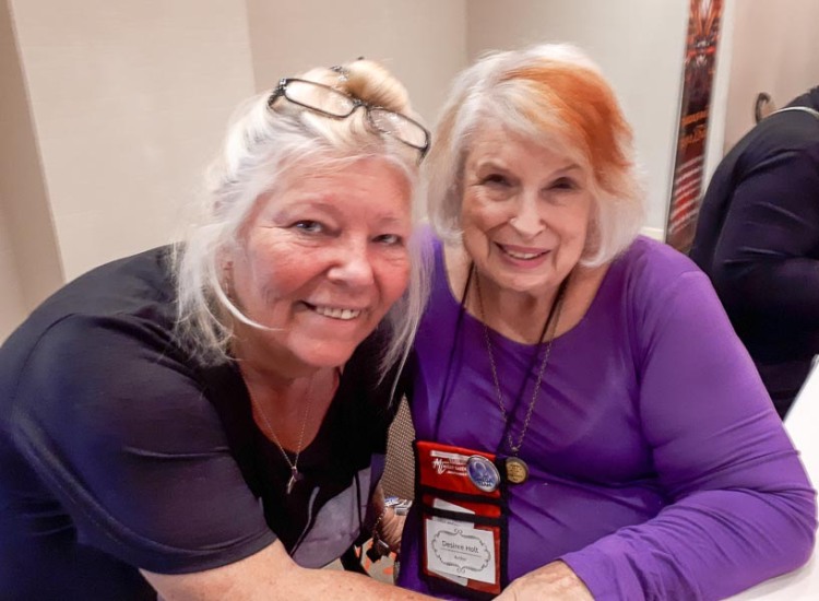 Dianne with author Desiree Holt