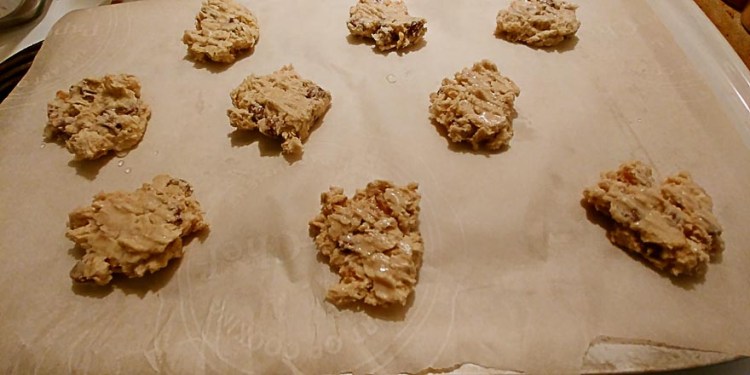 Cookies ready to bake
