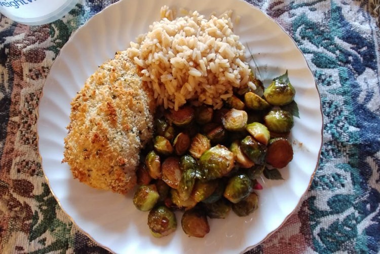 Roasted Honey Sesame Brussels Sprouts