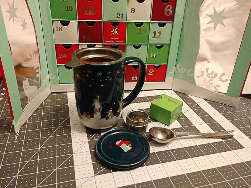 Getting ready to steep