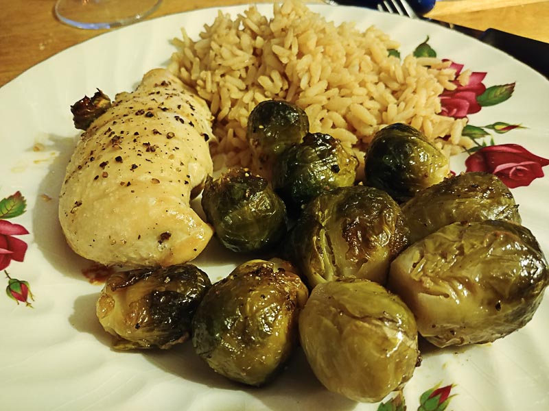 Honey Sesame Brussels Sprouts