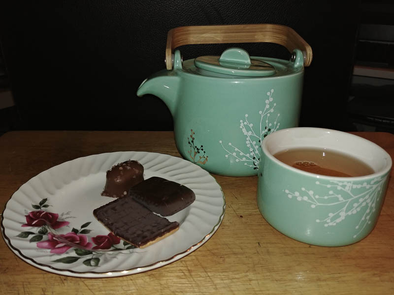 Lemon Pound Cake and Belgian Cookies