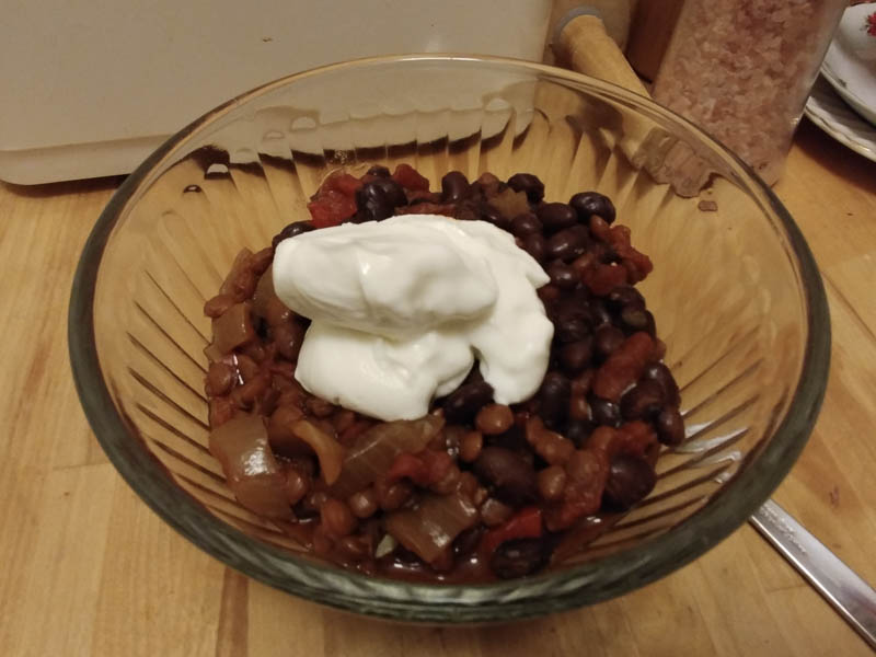 Lentil and Black Bean Chili