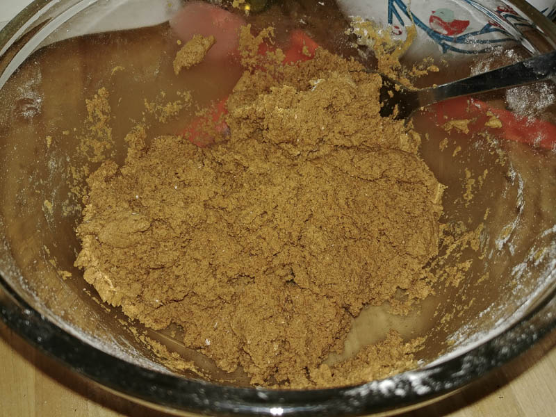 Gingersnap dough