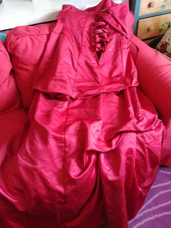 Masquerade Gown Back